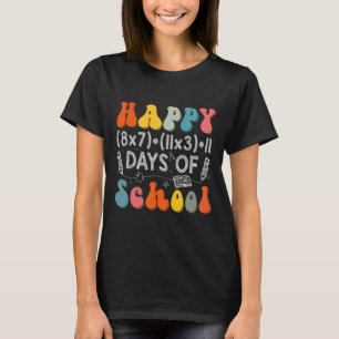 Mathematik Formel 100 Tage der Schule Funny Mathe T-Shirt