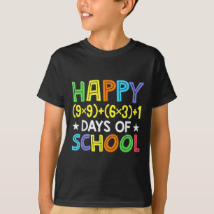 Mathematik Formel 100 Tage der Schule Funny Mathe T-Shirt
