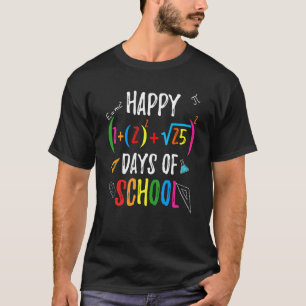Mathematik Formel 100 Tage Schule für Mathematik L T-Shirt