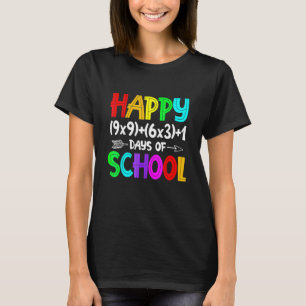 Mathematik Formel 100 Tage Shirt Mathematik Lehrer