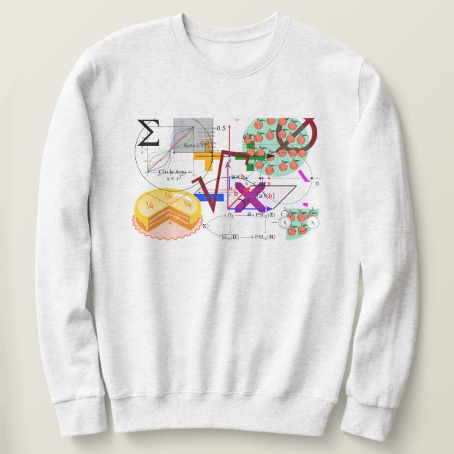 Mathematik-Formel Physik-Schule Sweatshirt (Design vorne)
