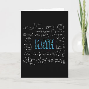Mathematik formuliert Mathematik Karte