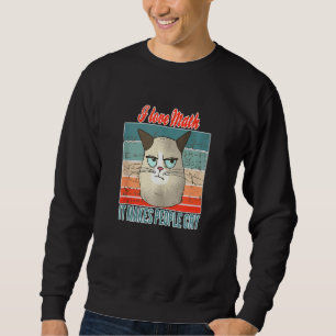 Mathematik für eine Mathe Genius Science Cat Sweatshirt