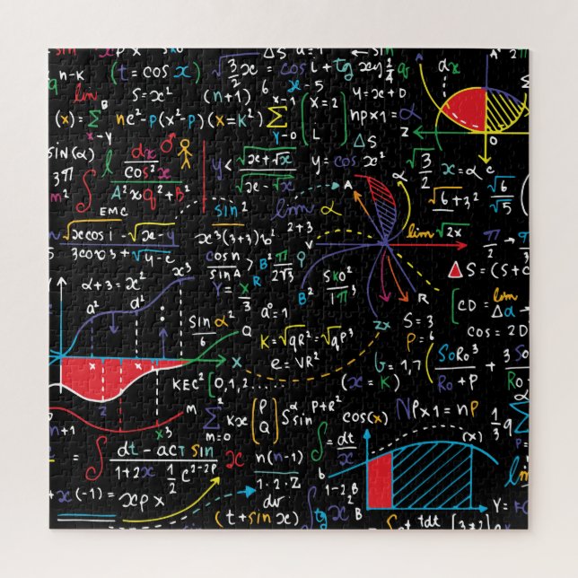 Mathematik Geometrie Puzzle (Vertikal)