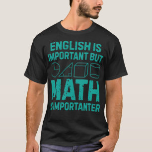 Mathematik Geometrie Sprichwort Schule Reiter Ranc T-Shirt