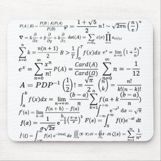 Mathematik-Gleichungen und Formeln Mousepad