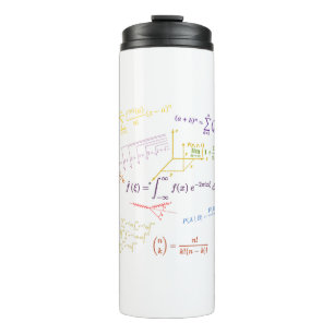 Mathematik-Gleichungen und Formeln Thermosbecher