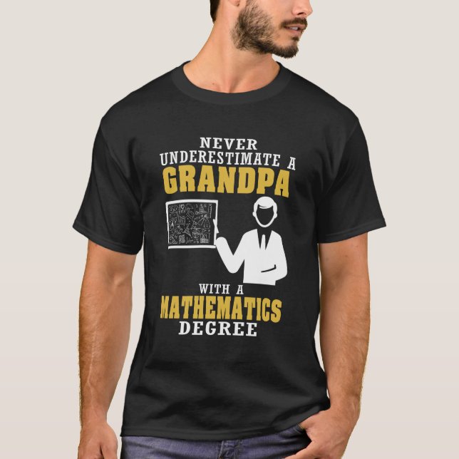 Mathematik-Grad-Großvater T-Shirt (Vorderseite)