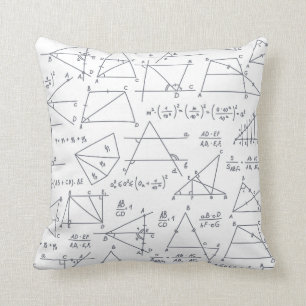 Mathematik Handgeschriebene Berechnungen Illustrat Kissen