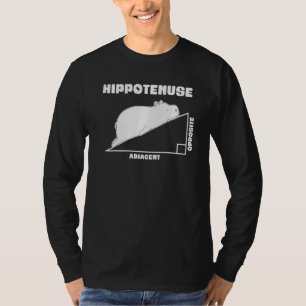 Mathematik Hippotenuse Hippo T-Shirt