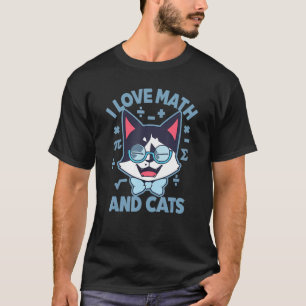 Mathematik I Liebe Mathematik und Katzen Mathemati T-Shirt