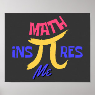 Mathematik Inspiriere mich zum Pi-Tag Poster