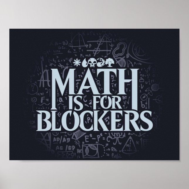 Mathematik ist für Blockers Artifact Edition Poster (Vorne)