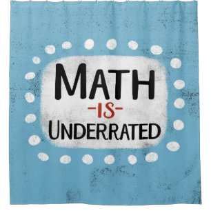 Mathematik ist unterspülter Duschvorhang