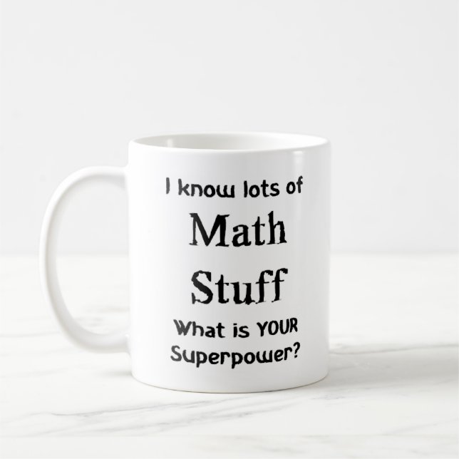 Mathematik Kaffeetasse (Links)