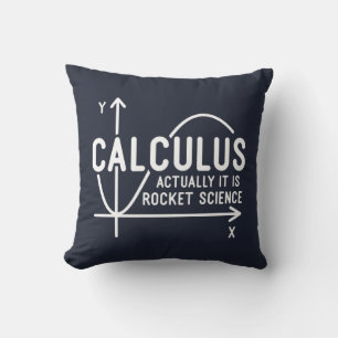 Mathematik Lehrer Calculus ist eigentlich Raketenw Kissen