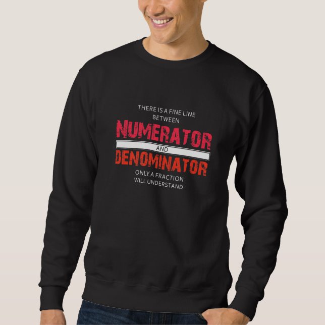Mathematik Lehrer Design für Mathematik Sweatshirt (Vorderseite)