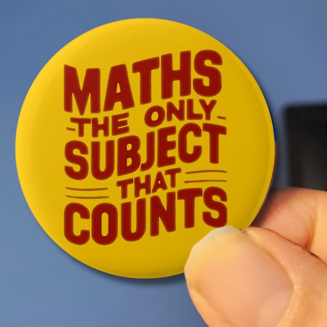 Mathematik Lehrer Geschenk Mathematik Genialität Button (Von Creator hochgeladen)