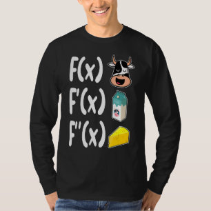 Mathematik Lehrer Kuh Milchkäse Mathematik Analysi T-Shirt