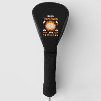 Mathematik Lehrer Liebe Brains Funny Halloween T S Golf Headcover