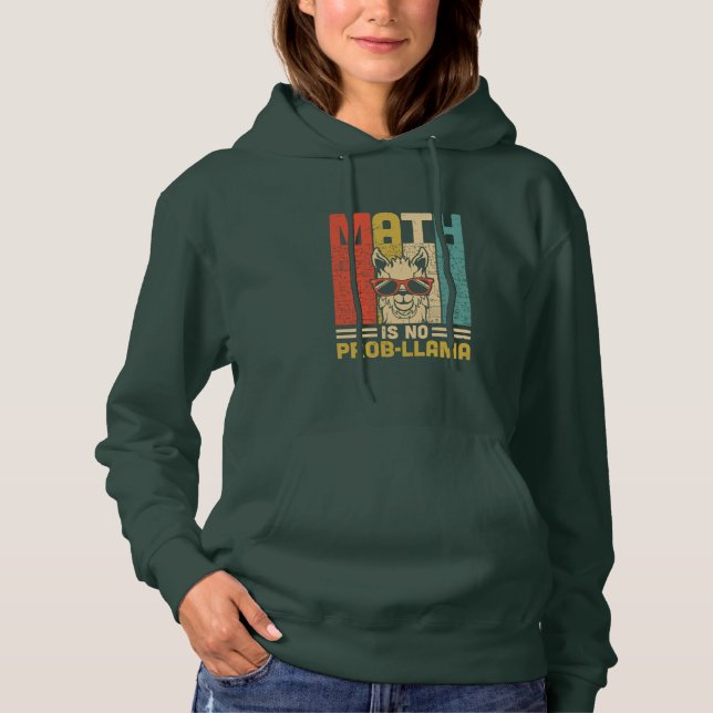 Mathematik Lehrer Mathe ist kein Problem Hoodie (Vorderseite)