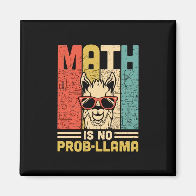Mathematik Lehrer Mathe ist kein Problem Magnet (Vorne)