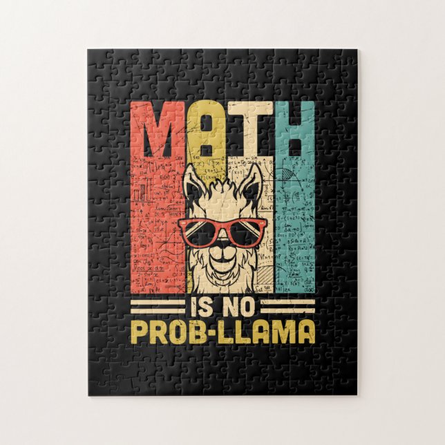 Mathematik Lehrer Mathe ist kein Problem Puzzle (Vertikal)