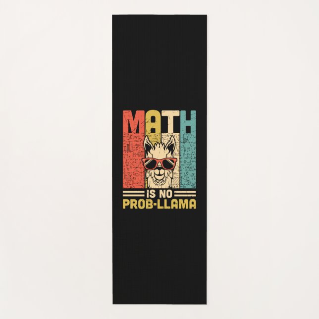 Mathematik Lehrer Mathe ist kein Problem Yogamatte (Vorderseite)