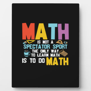 Mathematik Lehrer Mathe ist kein Spektakel Sport Fotoplatte