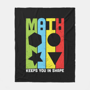Mathematik Lehrer Mathematik Behalte Sie in Form Fleecedecke