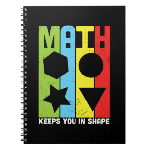 Mathematik Lehrer Mathematik Behalte Sie in Form Notizblock