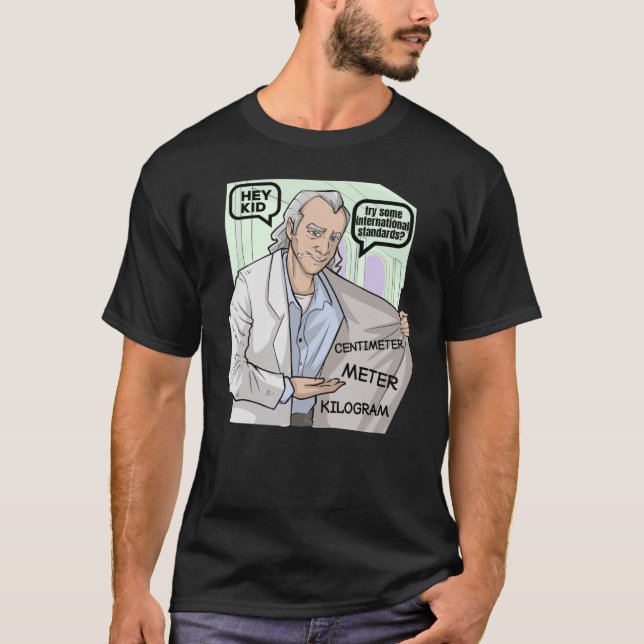Mathematik Lehrer Mathematik Physik Joke T-Shirt (Vorderseite)