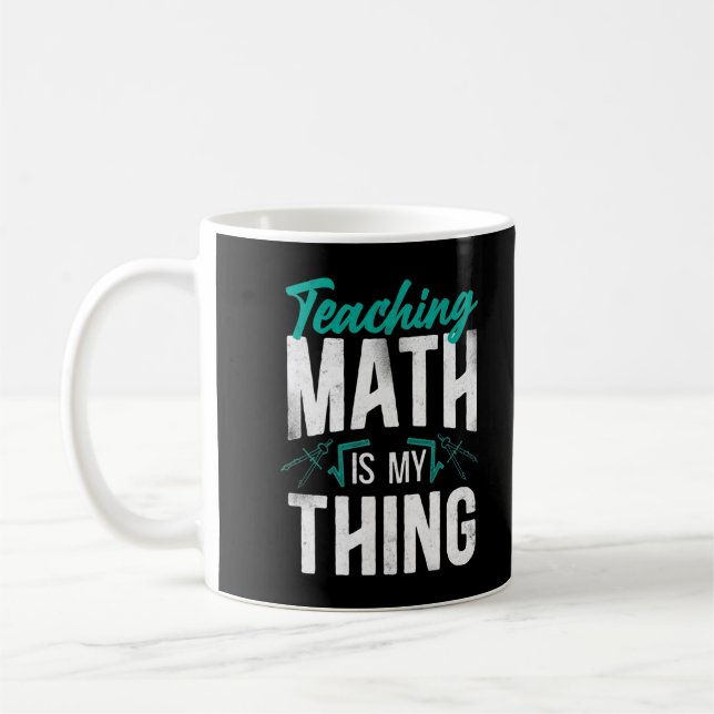 Mathematik Lehrer Nerd Lehrer Mathematik ist mein  Kaffeetasse (Links)