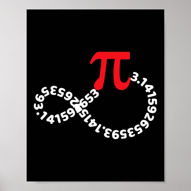 Mathematik Lehrer Pi Symbol Pi Happy Pi Day Poster (Vorne)