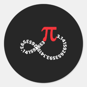 Mathematik Lehrer Pi Symbol Pi Happy Pi Day Runder Aufkleber