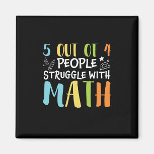 Mathematik Lehrerkampf mit Mathematik Magnet