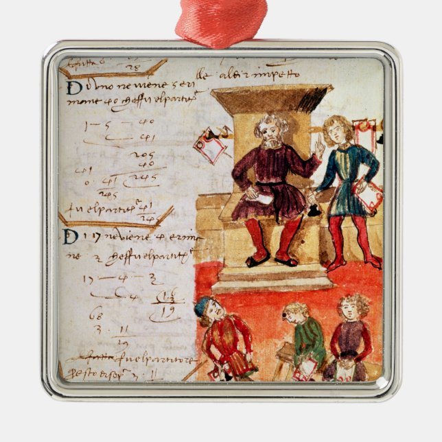 Mathematik-Lektion, von einer mathematischen Ornament Aus Metall (Vorne)