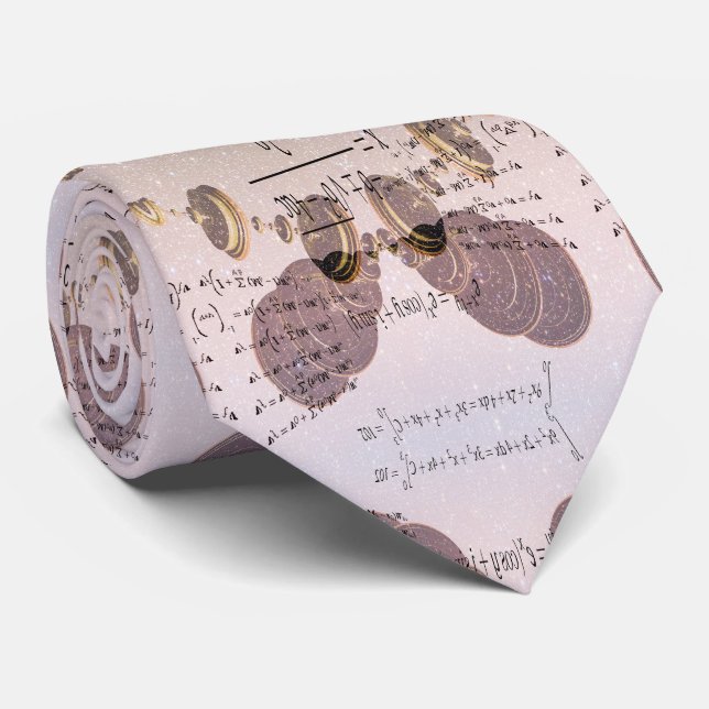 Mathematik lernen. Bildung Krawatte (Gerollt)