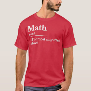 Mathematik lustige Definition 1 T-Shirt