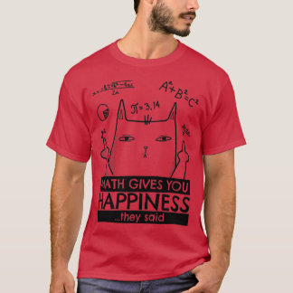 Mathematik Mathe Cat amp Mathematiker Funny Mathem T-Shirt