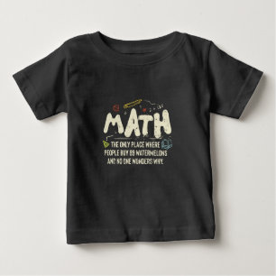 Mathematik Mathematik Mathematik Lehrer Geschenk Baby T-shirt