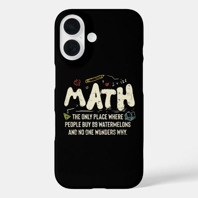 Mathematik Mathematik Mathematik Lehrer Geschenk Case-Mate iPhone Hülle (Rückseite)