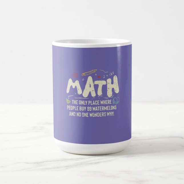 Mathematik Mathematik Mathematik Lehrer Geschenk Kaffeetasse (Mittel)