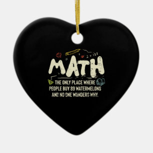 Mathematik Mathematik Mathematik Lehrer Geschenk Keramik Ornament