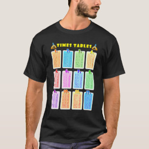 Mathematik Multiplikationstabellen Lernen für Kind T-Shirt
