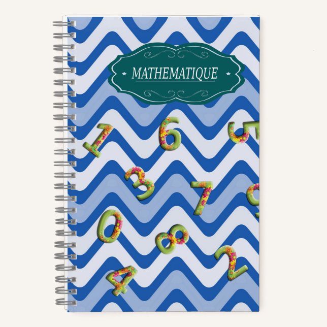 Mathematik-Notebook Notizbuch (Vorderseite)