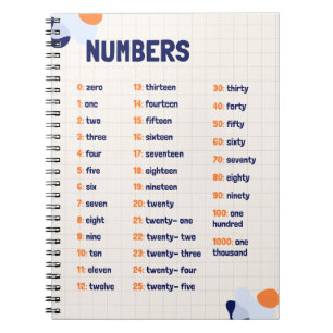Mathematik Numbers School Bildung Learning Notizblock