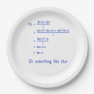 Mathematik Pappteller
