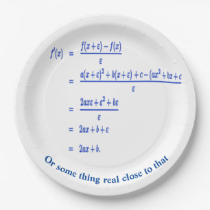 Mathematik Pappteller