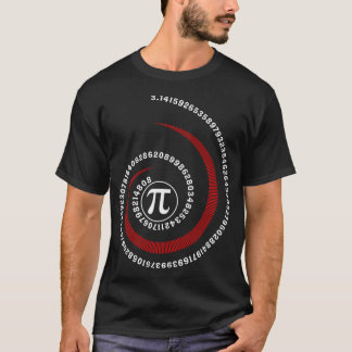 Mathematik Pi auf viele Zahlen T-Shirt